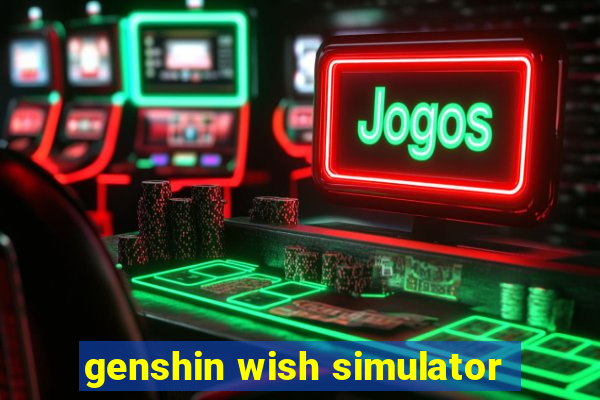 genshin wish simulator